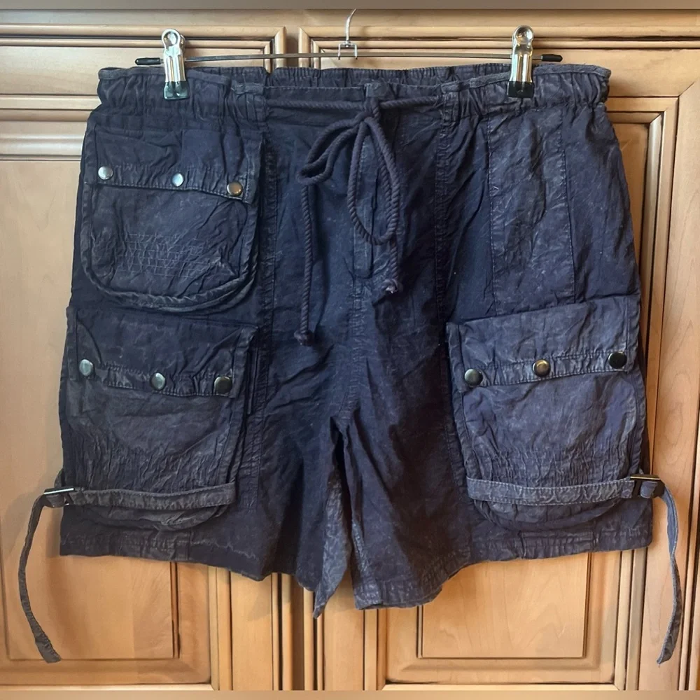 NWOT Free People Moon Bay Parachute Cargo Shorts